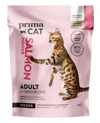 PrimaCat (ПрімаКет) Indoor Adult Salmon Сухий корм для домашніх котів і кішок з лососем