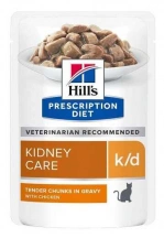 Hills (Хіллс) K/D Chicken Ветеринарна дієта для котів з хворобами нирок та нирковою недостатністю з куркою img