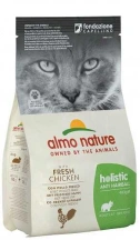 Almo Nature (Альмо Натюр) Holistic Cat With Fresh Meat Hairball Chicken Беззерновий корм зі свіжою куркою для виведення шерсті для котів та кішок