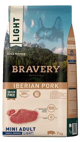 Корм для собак Bravery Mini Adult Iberian Pork