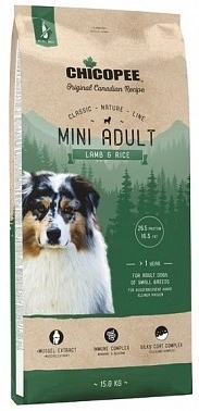 Chicopee (Чікопі) CNL Mini Adult Lamb & Rice Сухий корм для дрібних порід собак з ягням і рисом