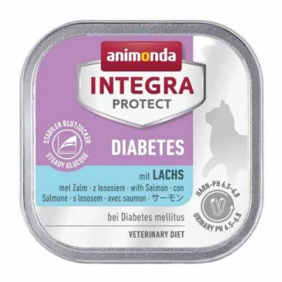 Animonda (Анімонда) Integra Protect Cat Diabetes Salmon Ветеринарна консерва з лососем при діабеті у котів і кішок