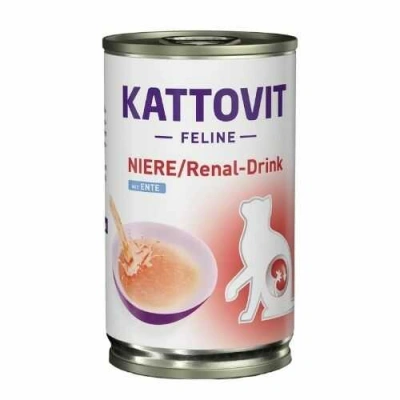 Kattovit (Каттовіт) Veterinary Niere Renal Chicken & Duck Fillet Drink Дієтичний напій з курячим і качиним філе для котів із захворюваннями нирок