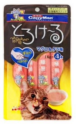 CattyMan (КеттіМен) Tuna & Codfish Рідкі ласощі з тунцем та тріскою для котів та кішок