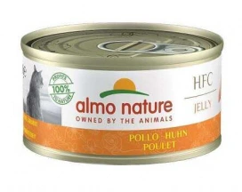 Almo Nature (Альмо Натюр) HFC Adult Cat Jelly Chicken Консерви з куркою для дорослих котів і кішок, шматочки в желе