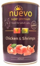 Nuevo (Нуево) Adult Chicken & Shrimps Консерви з куркою та креветкою для котів img
