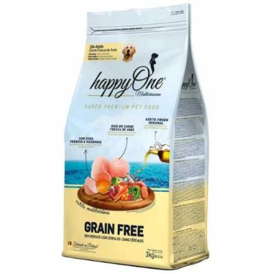 happyOne (хеппі Ван) Mediterraneum Dog Adult Fresh Meat Беззерновий сухий корм з птахом для дорослих собак
