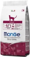 Monge (Монж) Cat Indoor Chicken Сухий корм для домашніх котів і кішок з куркою img