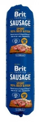 Brit Premium (Брит Преміум) Dog Sausage Вологий корм для собак з яловичиною та рибою