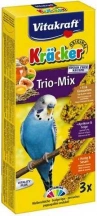 Vitakraft (Вітакрафт) Kracker Trio Mix Ласощі-крекер для хвилястих папуг з медом, фруктами та яйцем img
