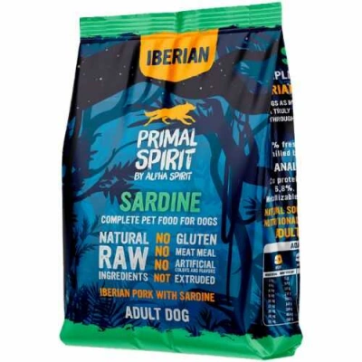 Primal Spirit (Прімал Спіріт) Dog Adult Iberian Pork & Sardine Сухий корм зі свининою та сардиною для собак різних порід