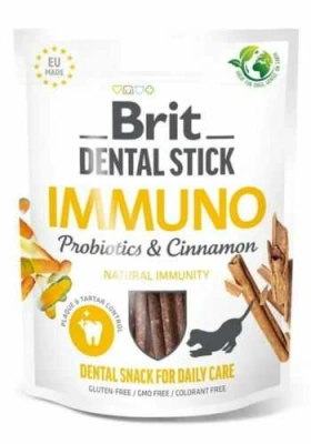 Brit (Бріт) Dental Stick Immuno Ласощі з пробіотиками і корицею для зміцнення імунітету собак і догляду за зубами