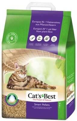 Cat's Best (Кетс Бест) Smart Pellets Деревний наповнювач для котів, що комкується, 10 кг