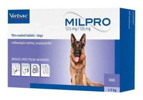Milpro (Мілпро) Таблетки від глистів для собак вагою від 5 до 25 кг, 1 таб img