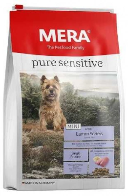 Mera (Мера) Pure Sensitive Mini Adult Lamb & Rice Сухий корм з ягнятком та рисом для дорослих собак дрібних порід