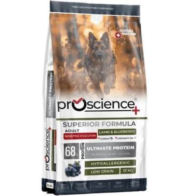 ProScience (ПроСайнс) Dog Adult Sensitive Digestion Lamb & Blueberry Сухий корм з ягням для собак різних порід з чутливим травленням