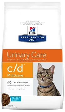 Hills (Хіллс) C/D Multicare Urinary Лікувальний корм для котів і кішок при сечокам'яній хворобі з тунцем