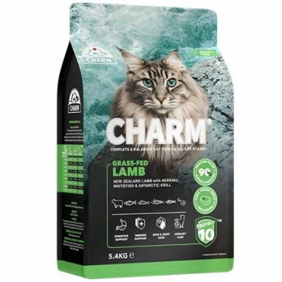 Charm (Чарм) Cat All Life Stages Grass-Fed Lamb 5,4 кг Сухий беззерновий корм з ягням, відгодованим на траві, для котів і кішок