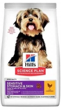 Hills (Хіллс) Adult Sensitive Stomach & Skin Small & Mini Корм ​​для собак дрібних порід з чутливим травленням та шкірними проблемами img