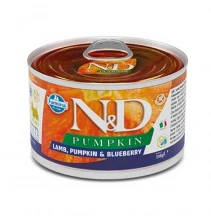 Farmina (Фарміна) N&D Prime Grain Free Dog Adult Mini Lamb, Pumpkin & Blueberry Беззерновий вологий корм з ягням, гарбузом та чорницею для собак дрібних порід img