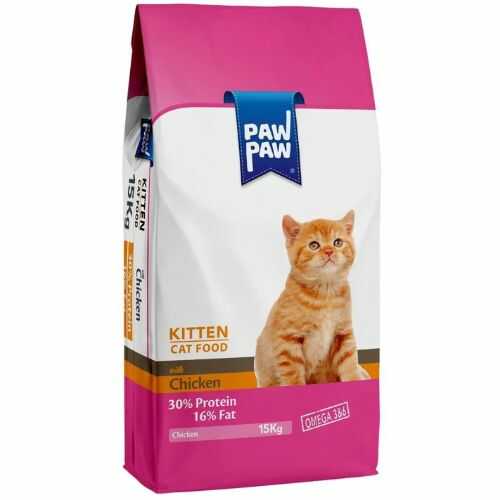 Pawpaw (Павпав) Cat Kitten Chicken Сухой корм с курицей для котят original1