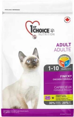 1st Choice (Фест Чойс) Finicky Active 5,44 кг Сухий корм для вибагливих та активних котів і кішок