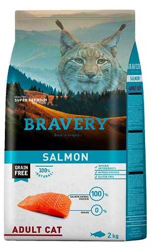 Корм для кошек Bravery Cat Adult Salmon
