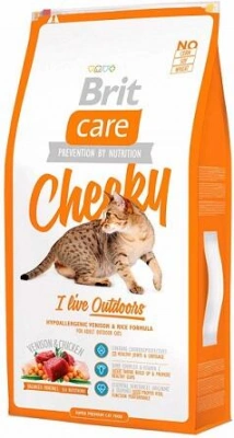 Brit Care (Бріт Кеа) Cat Cheeky I am Living Outdoor Гіпоалергенний корм для котів і кішок з олениною