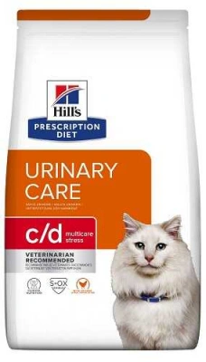 Hills (Хіллс) C/D Urinary Stress 8 кг Ветеринарний корм для котів і кішок при стресі для профілактики сечокам'яної хвороби