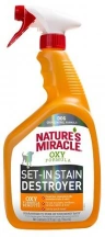 Natures Miracle (Нейчерс Міракл) Dog Orange Oxy Formula Stain & Odor Remover Знищувач плям і запахів від собак Оксі-формула з ароматом свіжого апельсина, спрей