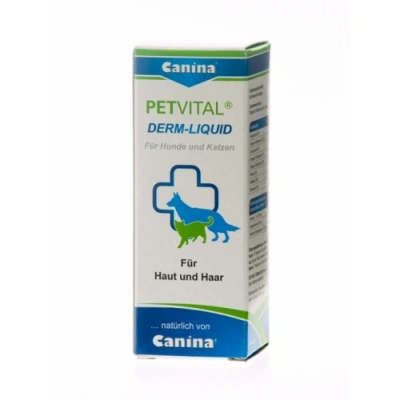 Canina (Каніна) Cat Petvital Derm Liquid Вітамінізований тонік для проблемної шкіри та вовни у котів та кішок