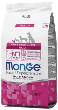 Monge (Монж) Dog Extra Small Adult Chicken & Rice