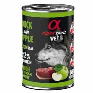 Alpha Spirit (Альфа Спіріт) Dog Adult Duck & Green Apple Вологий корм з качкою і зеленими яблуками для дорослих собак різних порід