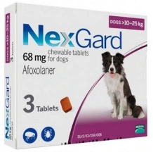 NexGard (Нексгард) Таблетки для собак від бліх та кліщів 10-25 кг