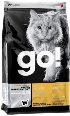 GO! (ГОУ) Sensitivity Беззерновий корм для кошенят і котів з качкою