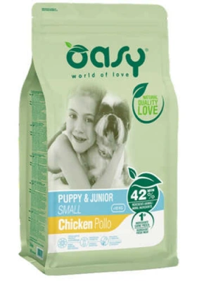 Oasy (Озі) Lifestage Dog Puppy & Junior Small breed Chicken Сухий корм з куркою для цуценят дрібних порід