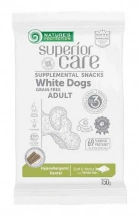 Natures Protection (Натур Протекшн) Superior Care White Dogs Hypoallergenic & Dental Беззернові ласощі з білою рибою для дорослих собак всіх порід з білим окрасом шерсті