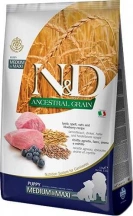 Farmina (Фарміна) N&D Low Grain Medium & Maxi Puppy Lamb & Blueberry Низькозерновий сухий корм з ягням і чорницею для цуценят середніх і великих порід img