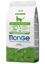 Monge (Монж) Cat Adult Monoprotein Rabbit Сухий корм з кроликом для дорослих котів і кішок