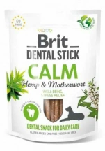 Brit (Бріт) Dental Stick Calm Ласощі з коноплею та пустирником для заспокоєння собак і догляду за зубами img