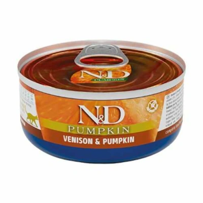Farmina (Фарміна) N&D Pumpkin Grain Free Cat Adult Venison Беззерновий вологий корм з олениною та гарбузом для дорослих котів і кішок