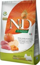 Farmina (Фарміна) N&D Pumpkin Grain Free Dog Adult Mini Boar & Apple Беззерновий сухий корм з кабаном, гарбузом та яблуком для дрібних порід собак img