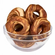 AnimAll (ЕнімАлл) Snack Dog Rawhide Ring with Duck Fillet Качине філе на кільці з пресованої шкіри для собак різних порід img