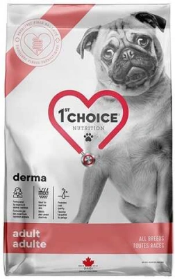 1st Choice (Фест Чойс) Adult Derma 12 кг Дієтичний корм з лососем і солодкою картоплею для дорослих собак з гіперчутливою шкірою
