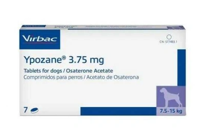 Ypozane ( Іпозан) Virbac Препарат для лікування простатиту та передміхурової залози у собак 3,75 мг 7,5-15 кг