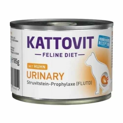 Kattovit (Каттовіт) Veterinary Urinary Chicken Wet Беззерновий дієтичний вологий корм з куркою для котів із захворюваннями нижніх сечовивідних шляхів