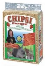 Chipsi (Чіпсі) Strawberry Тирса для гризунів з ароматом полуниці img