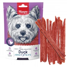 Wanpy (Ванпі) Dog Soft Duck Jerky Strips Ласощі смужки з в'яленого філе качки для собак