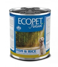 Farmina (Фармина) Ecopet Natural Dog Fish & Rice Консервы с рыбой и рисом для взрослых собак всех пород Farmina (Фарміна) Ecopet Natural Dog Fish & Rice Консерви з рибою та рисом для дорослих собак усіх порід img