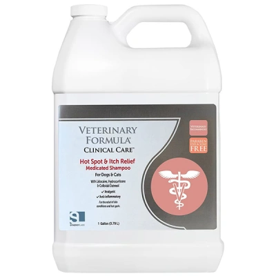 Veterinary Formula (Ветеринарна формула) Clinical Care Hot Spot & Itch Relief Medicated Shampoo Шампунь для знеболення та лікування дерматологічних захворювань у собак і котів